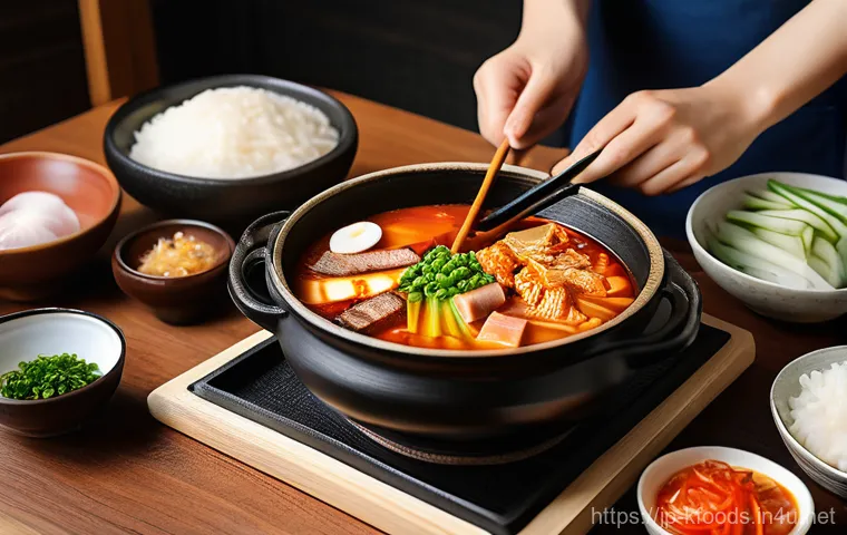 한식조리기능사 합격 꿀팁 - A dynamic shot of a young, focused culinary student (wearing a clean white chef's jacket and a neat ...